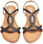 GIOSEPPO Damen Lamim Sandale, Schwarz, 38 EU