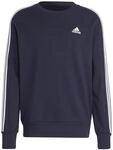 adidas Herren Essentials French Terry 3-Stripes Sweatshirt, Legend Ink, M