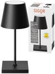SIGOR Nuindie 2.0 mini LED Akku-Tischlampe, nachtschwarz