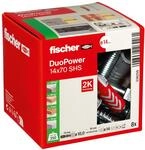 fischer DUOPOWER 14 x 70 S, Universald&uuml;bel mit Sicherheitsschraube,