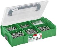 SPAX Montagekoffer L-BOXX Mini, 553-teiliges Schrauben-Set f&uuml;r Elektriker