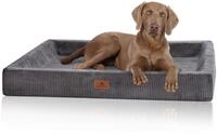 Knuffelwuff orthop&auml;disches Hundebett aus Cord mit Handwebcharakter Santiago...