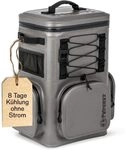 Petromax K&uuml;hlrucksack 27 Liter Dunkelgrau| 8 Tage K&uuml;hlung ohne Strom (192 h) 