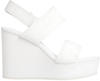 Calvin Klein Jeans Damen Plateau-Sandalen Wedge Sandal Keilabsatz, Weiß (Off White),