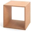 Tojo Cube Nachttisch 35x35x35 cm, ge&ouml;lt | Kleiner Beistelltisch Holz aus Buche