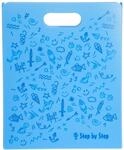 Step by Step Heftbox mit Tragegriff, Blau, f&uuml;r Hefte und Schnellhefter, DIN A4, Fach