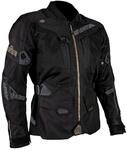 Leatt ADV FlowTour 7.5 wasserdichte Motorrad Textiljacke, schwarz/dunkelgrau, XL