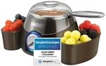 Unold 48667 Chocolatier, Schokobrunnen, Schokofondue Inkl. 6 Gie&szlig;formen, 25 W,...