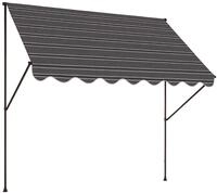 ANGERER Klemmmarkise Exklusiv grau-schwarz, 200 cm