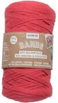 GLOREX 5 1005 01 - Bands Makramee, superweiches Textilgarn aus 60 % Baumwolle / 40 %