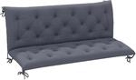 Outsunny 3 Sitzer Bankauflage f&uuml;r Sitzbank 150 x 98 x 8 cm Dunkelgrau