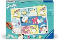Ravensburger CreArt Squishmallows - Malen nach Zahlen f&uuml;r Erwachsene