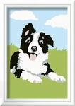Ravensburger CreArt Border Collie Welpe - Malen nach Zahlen ab 7 Jahre | Malset mit