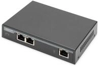 DIGITUS Gigabit PoE Indoor Extender, 2-Port, 60W 100m Verl&auml;ngerung, kaskadierbar,