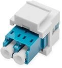 DIGITUS LWL-Keystone-Modul &ndash; LC/LC-Duplex &ndash; Singlemode Glasfaser &ndash; OS2 &ndash;