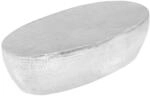 vidaXL Couchtisch Silber geh&auml;mmert 100 x 50 x 28 cm Aluminium