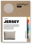 schlafgut Easy Jersey Kissenbezug 40x60 cm 100% Baumwolle, Sand Mid