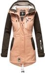 MARIKOO Damen Softshelljacke (XS-3XL) mit Kapuze - Wasserabweisend, Fleece innen,