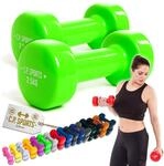 C.P. Sports Gymnastikhanteln | Kurzhanteln 2er Set - Gewichte von 0,5kg bis 12kg 