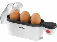 Steba Eierkocher, Kochschale antihaftbeschichtet, für max. 3 Eier, Eiertray mit