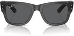 Ray-Ban RB0840s Mega Wayfarer Quadratische Sonnenbrille
