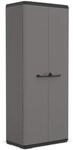 Keter Pi&ugrave; Kunststoffschrank, hoch, anthrazit/schwarz, 68 x 39 x 166 cm