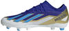 adidas Unisex X Crazyfast.3 Fg Messi Sneaker, Dark Blue/Silver Met./Semi Flash Aqua,