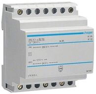 Hager ST313 Sicherheitstrafo 230V/12+24V 16VA 4PLE