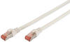 DIGITUS LAN Kabel Cat 6 - 2m - RJ45 Netzwerkkabel - S/FTP Geschirmt - Kompatibel zu