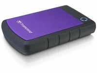 Transcend TS2TSJ25H3P 2TB portable, externe Festplatte (HDD) in purple (lila) mit