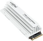 Crucial T705 2TB M.2 NVMe PCIe 5.0 x4 Gen5 mit wei&szlig;em K&uuml;hlk&ouml;rper, bis zu 14.500
