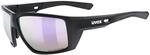 Uvex mtn venture CV Sportbrille, black matt/mirror pink, one size