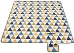 SONGMICS Picknickdecke, 200 x 200 cm, gro&szlig;, Campingdecke, f&uuml;r Park, Garten, Strand,