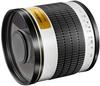 Walimex Pro 500mm 1:6,3 CSC Spiegel-Teleobjektiv für Fuji X Objektivbajonett weiß (
