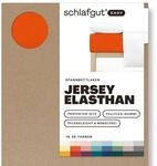 Schlafgut Easy Jersey Elasthan Spannbettlaken 120x200 bis 130x220 Red Mid,