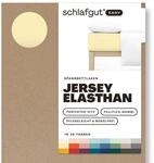 Schlafgut Easy Jersey Elasthan Spannbettlaken 120x200 bis 130x220 Yellow Mid,