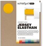 Schlafgut Easy Jersey Elasthan Spannbettlaken 120x200 bis 130x220 Yellow Deep,
