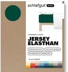 Schlafgut Easy Jersey Elasthan Spannbettlaken 120x200 bis 130x220 Green Deep,