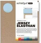 Schlafgut Easy Jersey Elasthan Spannbettlaken 140x200 bis 160x220 Blue Light,