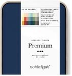 Schlafgut Premium Spannbettlaken 95% Mako Bio Baumwolle & 5% Elasthan Made in...