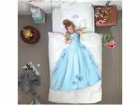 Snurk Princess Blue | DE 135 x 200 cm | inkl. 1 Kissenbezug 80 x 80 cm - Z