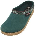 HAFLINGER Grizzly Franzl Filzpantoffel Hausschuh Filzclog Piniengr&uuml;n, Gr. 40