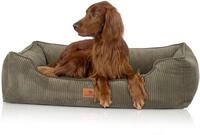 Knuffelwuff orthop&auml;disches Hundebett aus Cord mit Handwebcharakter Nunavut XL...