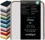 schlafgut Pure Spannbettlaken 95% Bio Baumwolle & 5% Elasthan Made in Green by...
