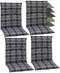 Beo Niedriglehner Auflagen 4er Set Barcelona | Made in EU nach &Ouml;ko-Tex...