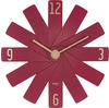TFA Dostmann Designer-Wanduhr Clock in The Box, 60.3020.05, mit leisem Sweep-Uhrwerk,