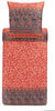 Bassetti Bettwäsche Garnitur Como R1 aus Baumwolle Mako-Satin in der Farbe Rot