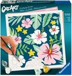 Ravensburger CreArt Exotische Blumen - Malen nach Zahlen f&uuml;r Erwachsene | DIY Malset