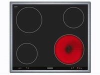 Siemens iQ100 Elektrokochfeld 60 cm Mit Rahmen aufliegend schwarz EA645GE17 | Made in