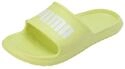 PUMA Unisex Divecat V2 Lite Flip-Flops, Lime Sheen Puma White, 39 EU